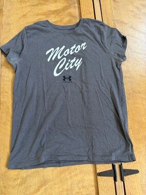 Under Armour Gray Motor City Graphic Tee